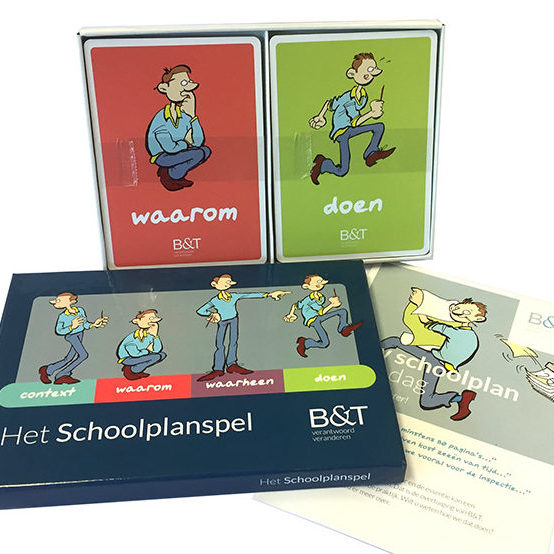 Op maat gemaakt educatief kaartspel.